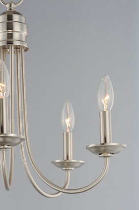 Logan Five Light Chandelier (10345SN)