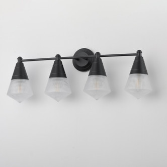 Hargreaves Four Light Bath Vanity (10394PRBK)