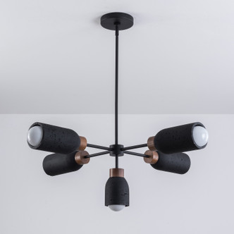 Pompeii Five Light Pendant (10625LVBK)