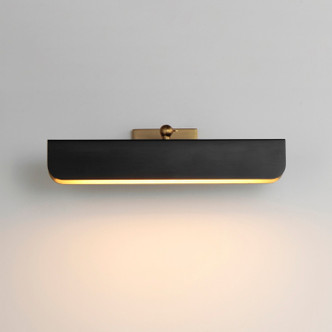 Miles LED Wall Sconce (10711WTBKNAB)