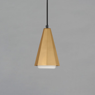 Rizzo One Light Pendant (10811SWBKAB)
