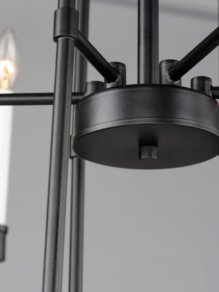 Tux Nine Light Chandelier (11289BK)