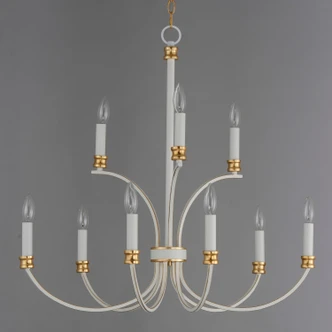 Charlton Nine Light Chandelier (11377WWTGL)