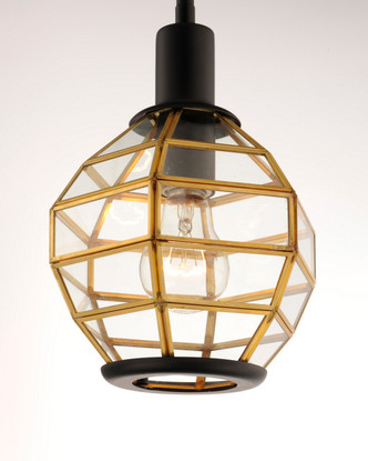 Heirloom One Light Mini Pendant (11541BKBUB)