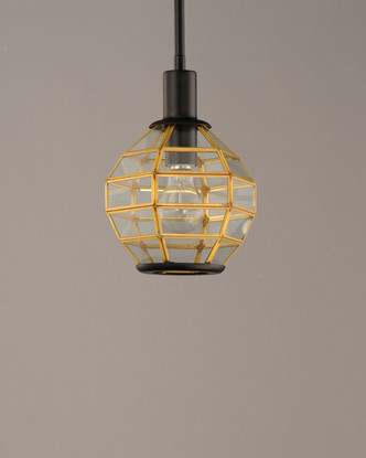 Heirloom One Light Mini Pendant (11541BKBUB)