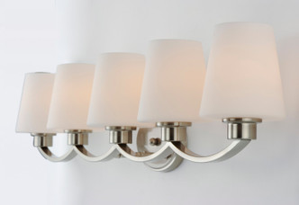 Shelter Five Light Bath Vanity (11835SWSN)