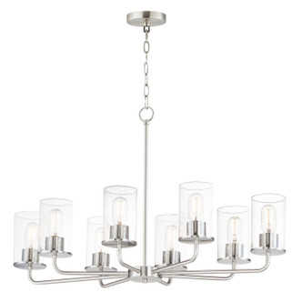 Sleek Eight Light Chandelier (11848CDSN)