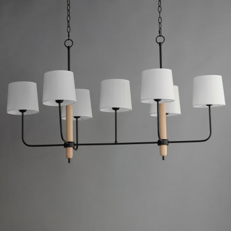 Bozeman Seven Light Linear Chandelier (11867OFNWD)