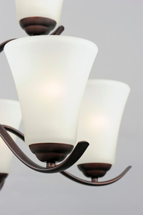 Vital Nine Light Chandelier (12076FTOI)