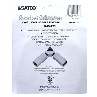 Two Light Socket Adapter (SF77-607)