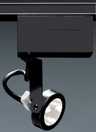 Track Heads Black One Light Track Head (TH239)