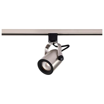 Track Heads Brushed Nickel One Light Track Head (TH317)