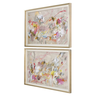 Uttermost - 32351 - Wall Art - Metropolitan Rush - Brushed Champagne Silver