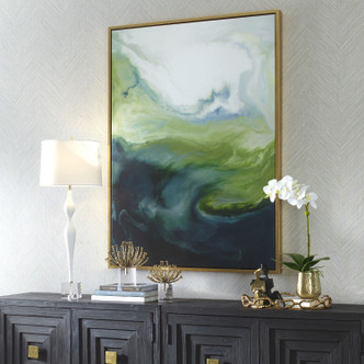 Serene Green Wall Art (32367)