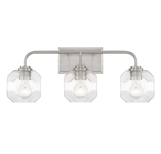 Savoy House - L8-4399-3-SN - Three Light Bathroom Vanity - Baldwin - Satin Nickel