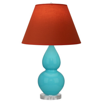 Robert Abbey - A761T - One Light Accent Lamp - Small Double Gourd - Egg Blue Glazed Ceramic w/Lucite