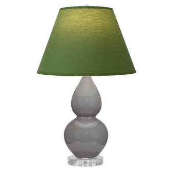 Robert Abbey - A770G - One Light Accent Lamp - Small Double Gourd - Smokey Taupe Glazed Ceramic w/Lucite