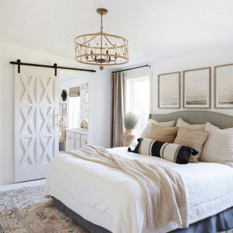 Brixton Six Light Chandelier (BRX-B7906-BS)