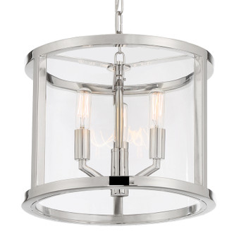 Devon Three Light Mini Chandelier (DEV-B8003-PN)