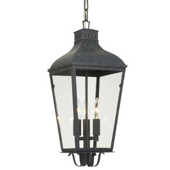 Crystorama - DUM-9805-GE - Three Light Outdoor Chandelier - Dumont - Graphite