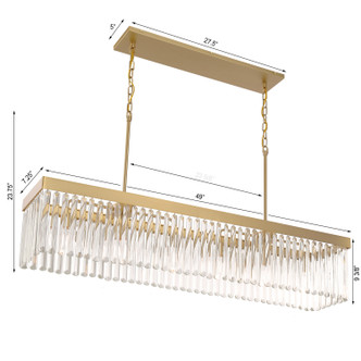 Emory Six Light Chandelier (EMO-5407-MG)