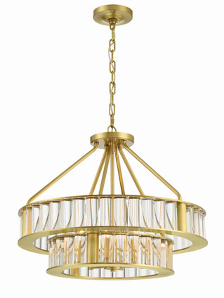 Farris Six Light Chandelier (FAR-6006-AG)
