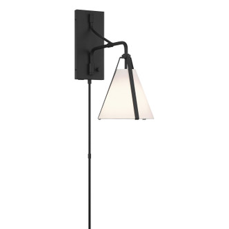 Crystorama - FUL-901-BK - One Light Task Sconce - Fulton - Black