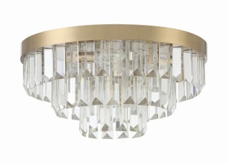 Hayes Eight Light Flush Mount (HAY-1403-AG)