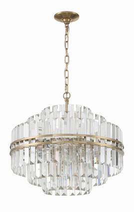 Hayes 12 Light Chandelier (HAY-1405-AG)