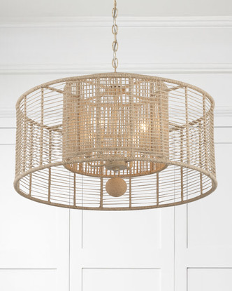Jayna Four Light Chandelier (JAY-A5004-BS)