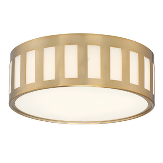 Crystorama - KEN-2203-VG - Three Light Flush Mount - Kendal - Vibrant Gold