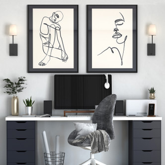Lena One Light Wall Sconce (LEN-251-BF)