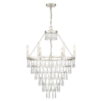 Lucille Six Light Chandelier (LUC-A9066-SA)