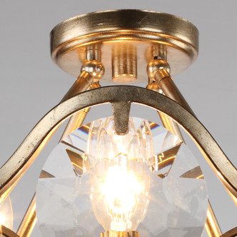 Quincy Four Light Semi Flush Mount (QUI-7624-DT)