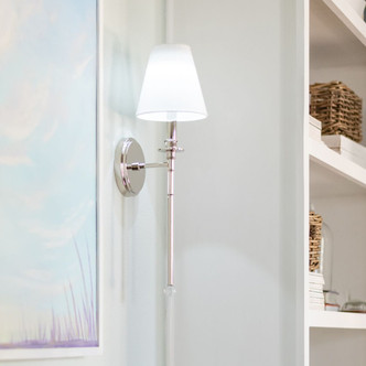 Riverdale One Light Wall Sconce (RIV-382-PN)