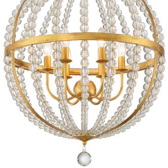 Roxy Six Light Chandelier (ROX-A9006-GA)