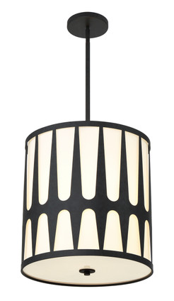 Royston Four Light Pendant (ROY-805-BK)