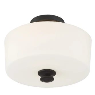 Travis Two Light Semi Flush Mount (TRA-A3302-BF)