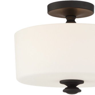 Travis Two Light Semi Flush Mount (TRA-A3302-BF)