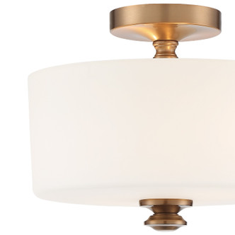 Travis Two Light Semi Flush Mount (TRA-A3302-VG)
