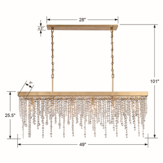 Winham Six Light Chandelier (WIN-617-GA-CL-MWP)