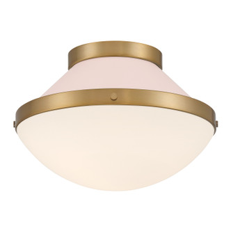Crystorama - XAN-8001-VG-BH - One Light Flush Mount - Xander - Vibrant Gold