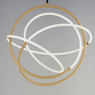 Mobius LED Pendant (E25096-01BKGLD)