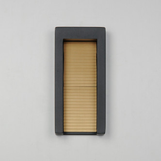 Alcove LED Outdoor Wall Sconce (E30104-BKGLD)