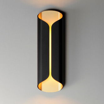Folio LED Outdoor Wall Lamp (E30156-BKGLD)