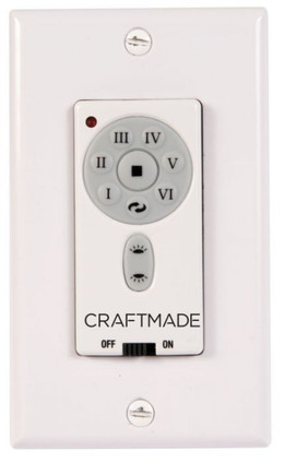 Craftmade - IDC-WALL - Intelligent DC Wall Control - IDC Remote Control - Flat Black