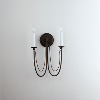 Plumette Two Light Wall Sconce (12161CHB)