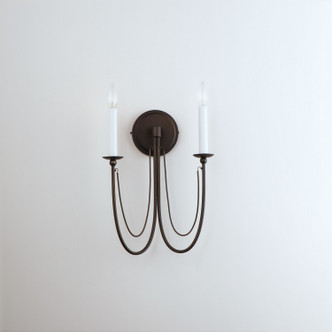 Plumette Two Light Wall Sconce (12161CHB)