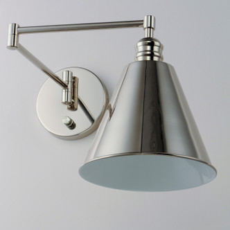 Library One Light Wall Sconce (12220PN)