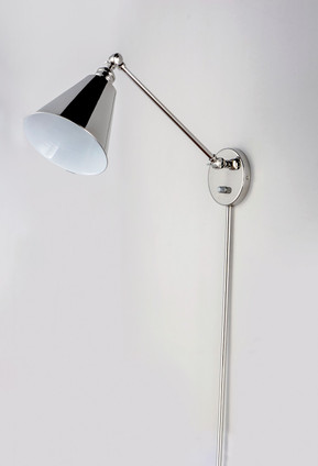 Library One Light Wall Sconce (12222PN)